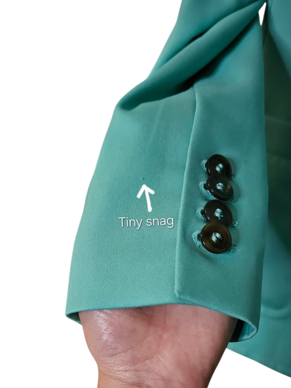 Reiss Ember Single Breasted Blazer in Spearmint Green size 4 - Picture 9 of 14